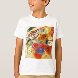 Abstract schilderen van Kandinsky Black Strokes T-shirt