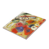 Abstract schilderen van Kandinsky Black Strokes Tegeltje (Zijkant)