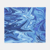 Abstract schilderen van vlammen | Beste abstracte Fleece Deken (Voorkant (Horizontaal))