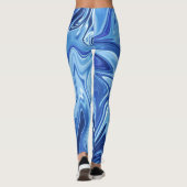 Abstract schilderen van vlammen | Beste abstracte  Leggings (Achterkant)