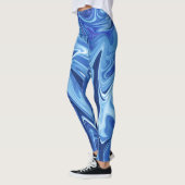 Abstract schilderen van vlammen | Beste abstracte  Leggings (Links)