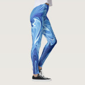 Abstract schilderen van vlammen | Beste abstracte  Leggings (Rechts)