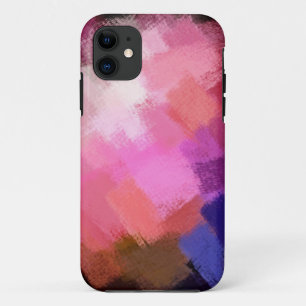 Abstract schilderen Vintage 17 iPhone 11 Hoesje