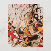 Abstract schilderij (Voorkant / Achterkant)