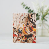 Abstract schilderij (Staand voorkant)