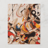 Abstract schilderij (Achterkant)