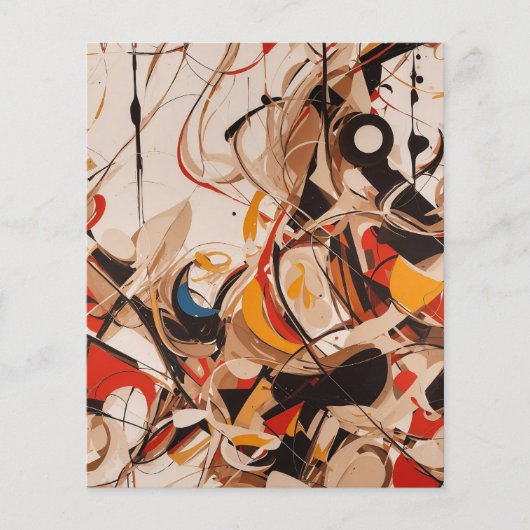 Abstract schilderij (Voorkant)