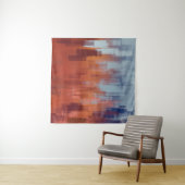 Abstract schilderij achtergrond op betonnen muur.  wandkleed (In Situ (horizontaal))