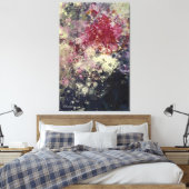 Abstract schilderij "Blàths Cherry" Canvas Afdruk (Insitu (Slaapkamer))