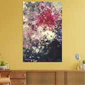 Abstract schilderij "Blàths Cherry" Canvas Afdruk (Insitu (Woonkamer))