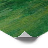 Abstract Schilderij Boom Bos Groen Aarde Poster (Hoek)
