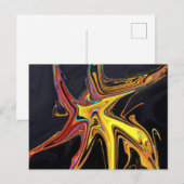Abstract schilderij briefkaart (Voorkant / Achterkant)