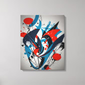 Abstract Schilderij Canvas Afdruk (Voorkant)