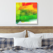 Abstract Schilderij Canvas Afdruk (Insitu (Slaapkamer))
