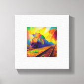 abstract schilderij canvas afdruk (Voorkant)