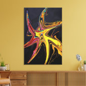 Abstract schilderij canvas afdruk (Insitu (Woonkamer))