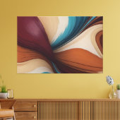 Abstract schilderij canvas afdruk (Insitu (Woonkamer))