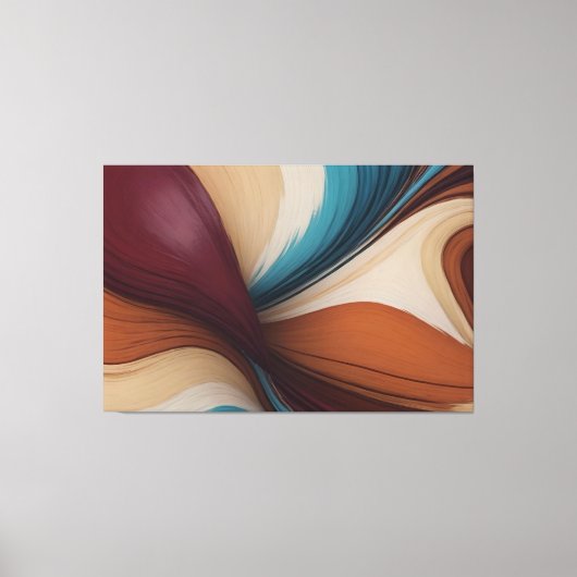 Abstract schilderij canvas afdruk (Voorkant)