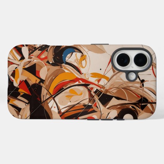 Abstract schilderij Case-Mate iPhone case (Achterkant (horizontaal))