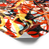 Abstract - Schilderij - Clown Suïcide Poster (Hoek)