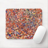Abstract - Schilderij - Clown zelfmoord Muismat (Met muis)