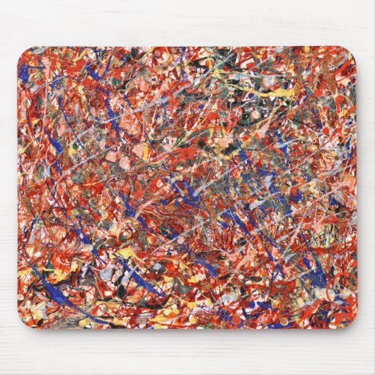 Abstract - Schilderij - Clown zelfmoord Muismat (Voorkant)