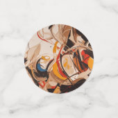 Abstract schilderij confetti (Kleine voorkant)