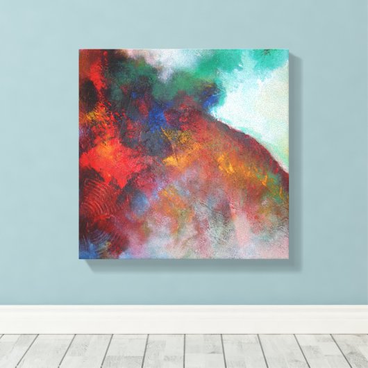 Abstract schilderij Elegante Acryl Moderne Kunst Canvas Afdruk (Insitu (Houten vloer))