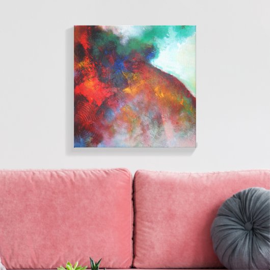 Abstract schilderij Elegante Acryl Moderne Kunst Canvas Afdruk (Insitu (Woonkamer))