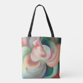 Abstract schilderij Georgia O'Keeffe Tote Bag (Achterkant)