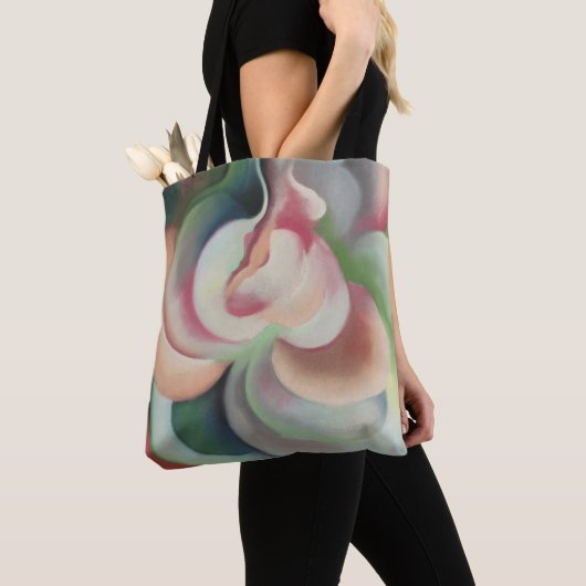 Abstract schilderij Georgia O'Keeffe Tote Bag (Dichtbij)