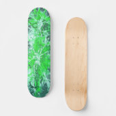 Abstract schilderij | groene splattergrunge skateboard (Voorkant)