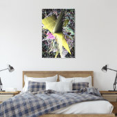 Abstract Schilderij Hedendaagse Kunst Canvas Afdruk (Insitu (Slaapkamer))