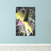 Abstract Schilderij Hedendaagse Kunst Canvas Afdruk (Insitu (Houten vloer))