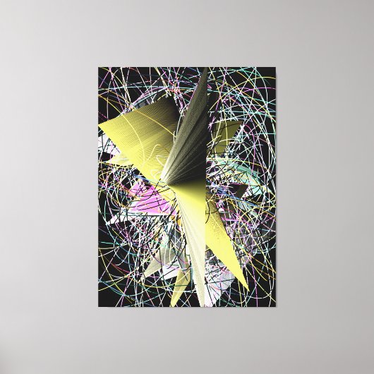 Abstract Schilderij Hedendaagse Kunst Canvas Afdruk (Voorkant)