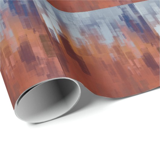 Abstract schilderij, kleurrijke betonnen muur. cadeaupapier (Rol Hoek)