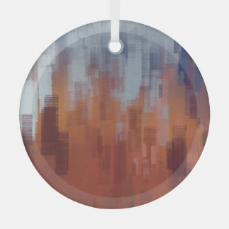 Abstract schilderij, kleurrijke betonnen muur. glas ornament