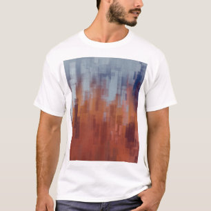 Abstract schilderij, kleurrijke betonnen muur. t-shirt