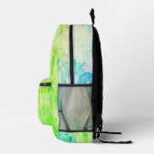 Abstract schilderij Kustpatroonbagage Bedrukte Rugzak (Rechts)