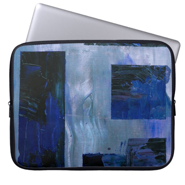 Abstract schilderij laptop sleeve (Voorkant)