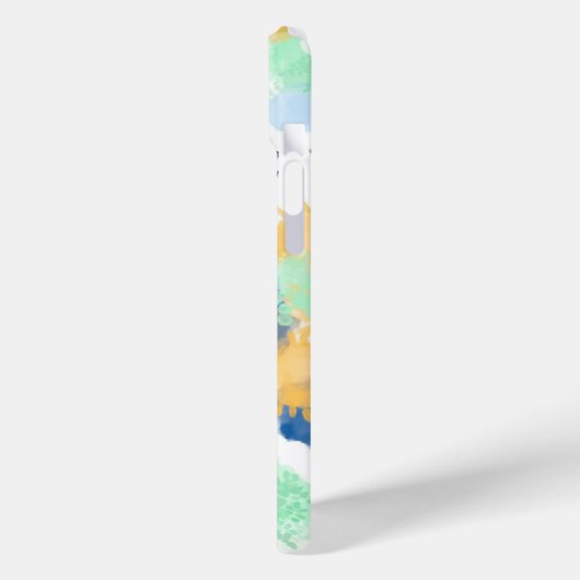 Abstract schilderij Levendig waterverf Patroon Case-Mate iPhone Case (Achterkant / Links)