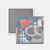Abstract schilderij magneet (Voorkant / Achterkant)