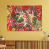 Abstract schilderij Moderne hedendaagse beeldende  Canvas Afdruk (Insitu (Woonkamer))