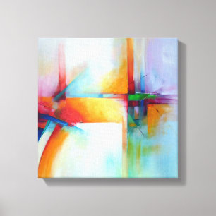 Abstract Schilderij Moderne Kunst Hoge Kwaliteit E Canvas Afdruk