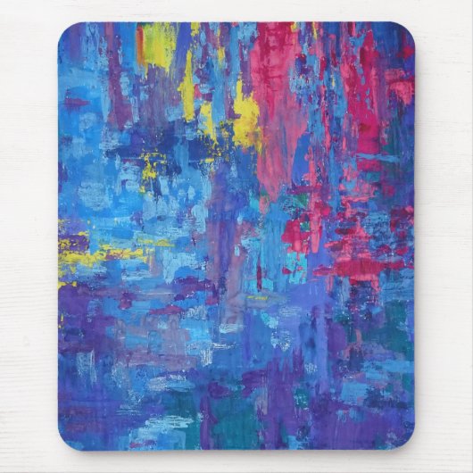 Abstract schilderij muismat (Voorkant)