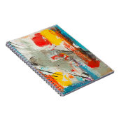 Abstract schilderij notitieboek (Rechterzijde)