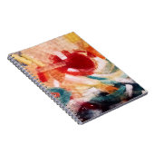 Abstract schilderij notitieboek (Rechterzijde)