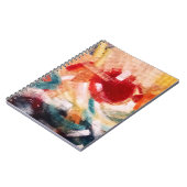 Abstract schilderij notitieboek (Linkerzijde)