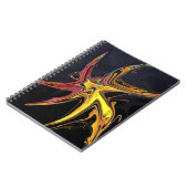 Abstract schilderij notitieboek (Linkerzijde)