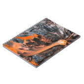 Abstract schilderij notitieboek (Linkerzijde)